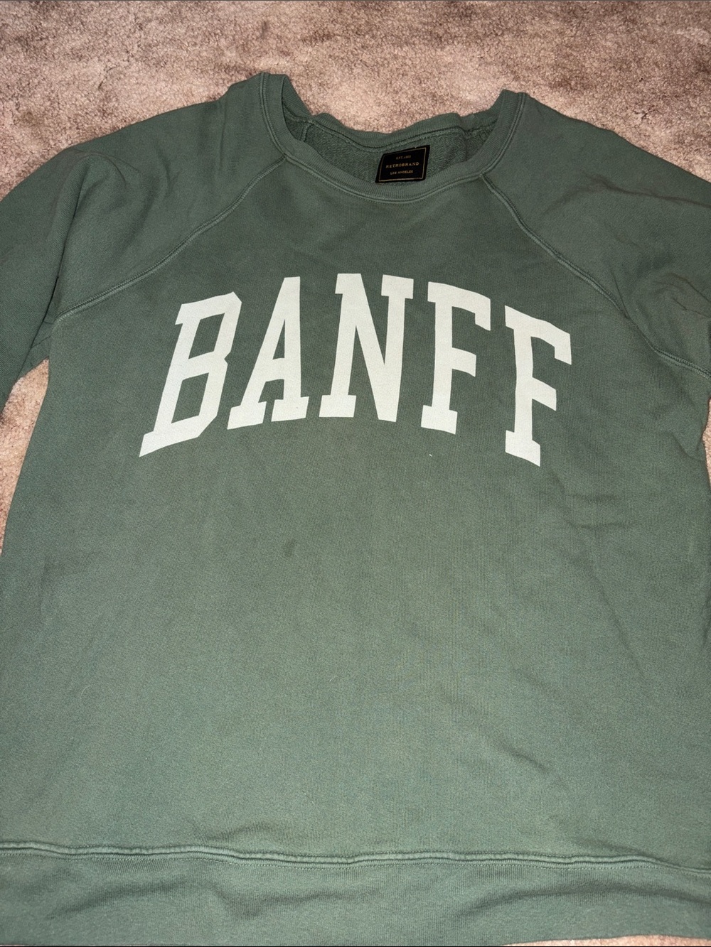 Retro Brand Free People Banff sweatshirt